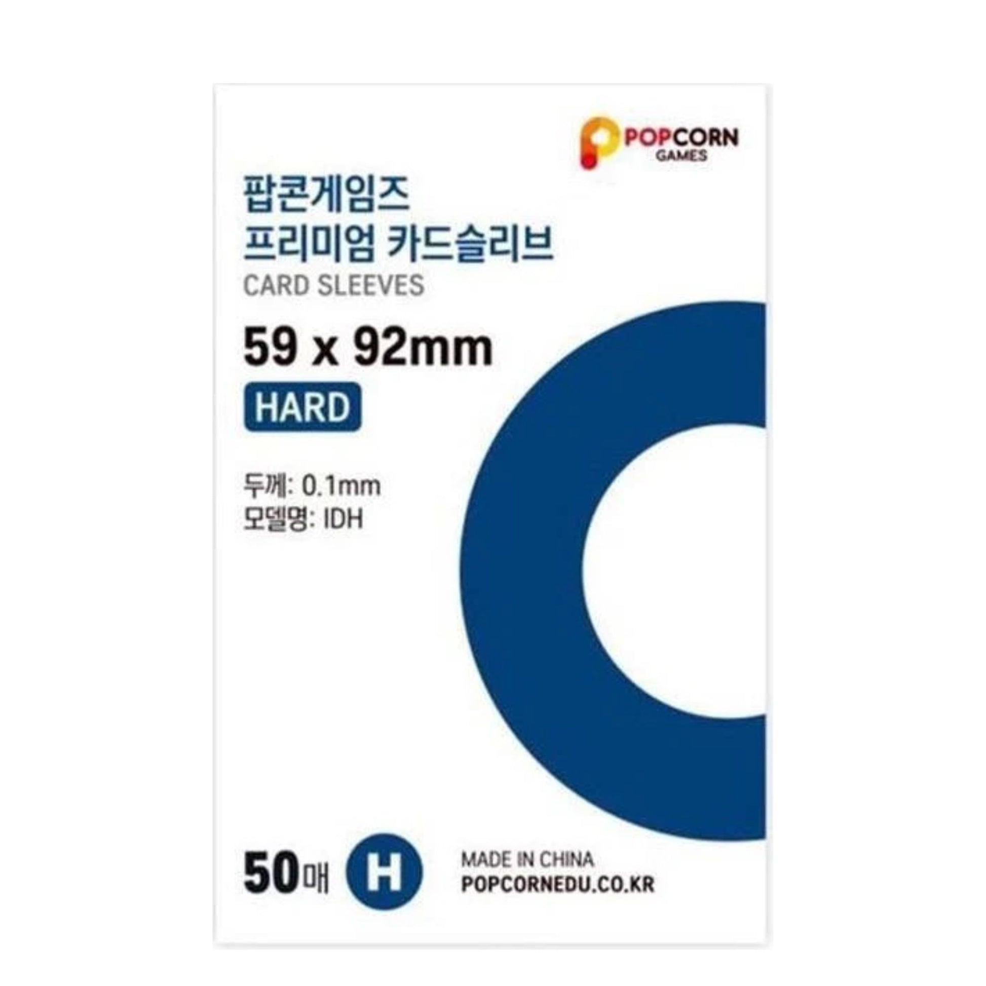 59 x 92 mm Hard Dark Blue Popcorn Sleeves | POPSEOUL Pop Seoul 59 x 92 mm Hard Dark Blue Popcorn Sleeves | POPSEOUL Pop Seoul